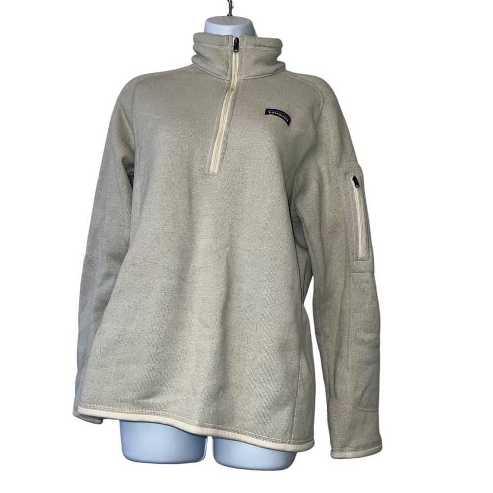 Patagonia Off-White Fleece Pullover